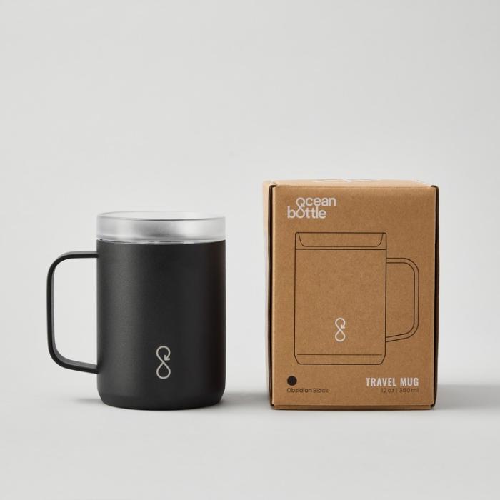 Ocean Bottle rejsekrus - Obsidian Black