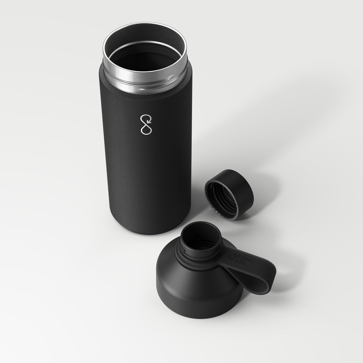 Big Ocean Bottle 1L - Obsidian Black