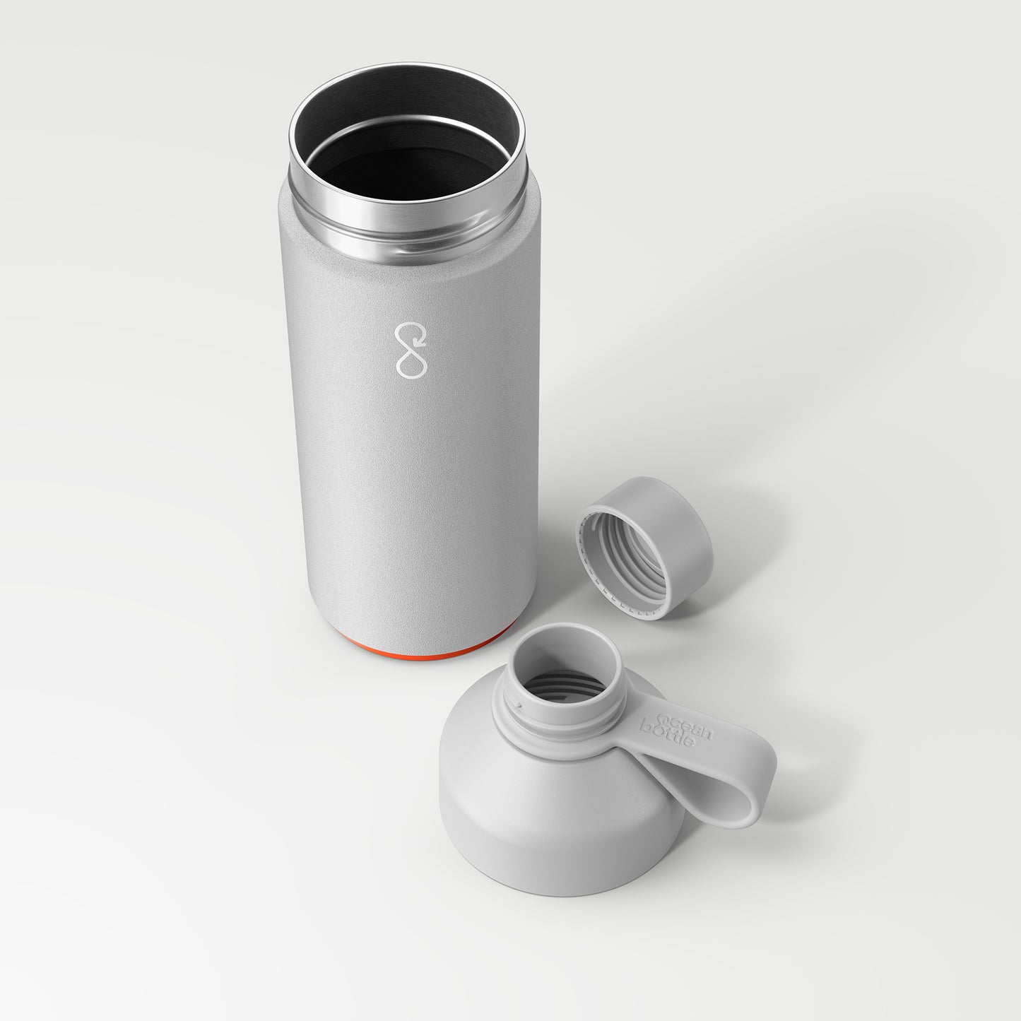 Big Ocean Bottle 1L - Rock Grey